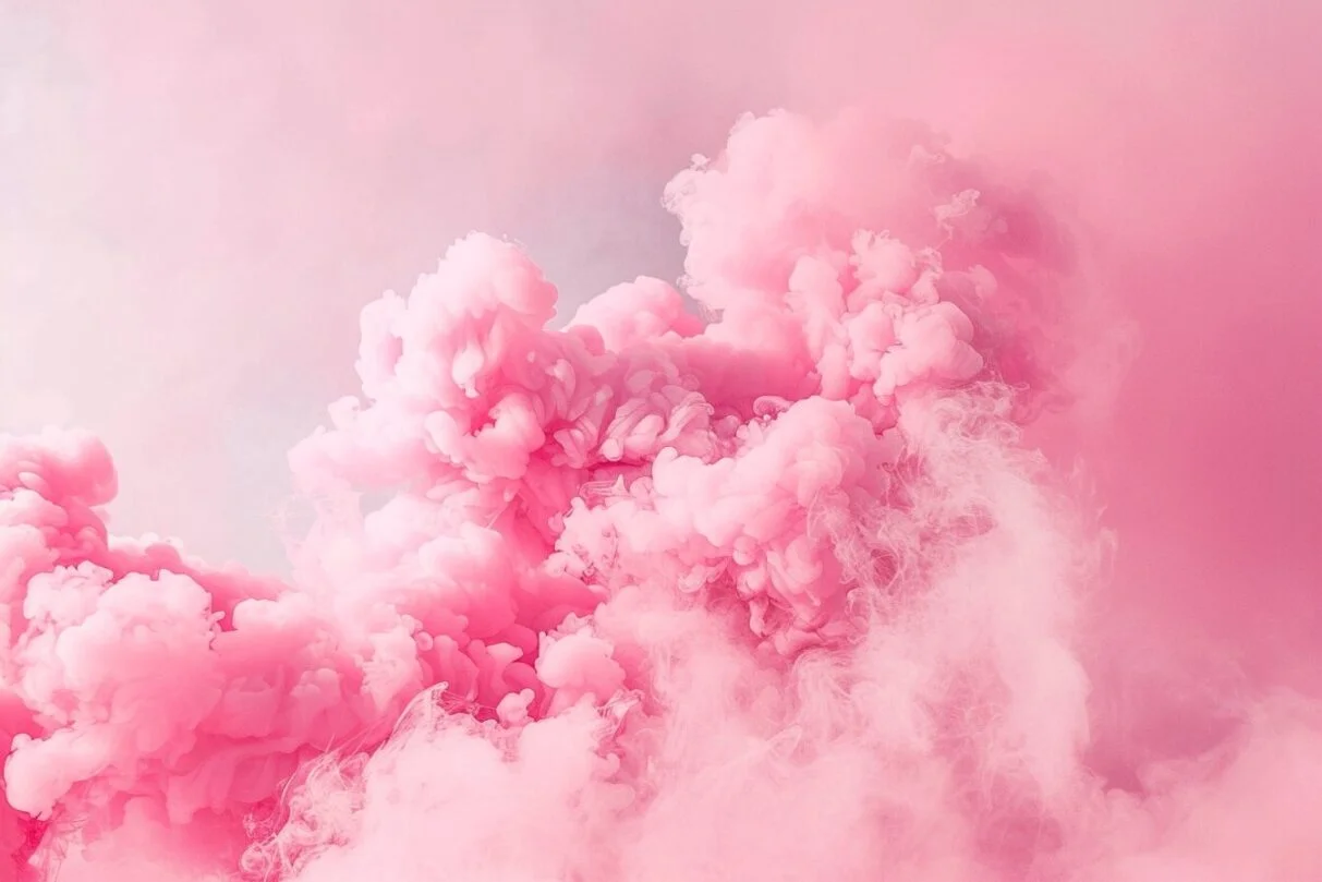 Dreaming About The Colour Pink: Meanings And Interpretations 2 Pink smoke fills the air on a mesmerizing pink background.