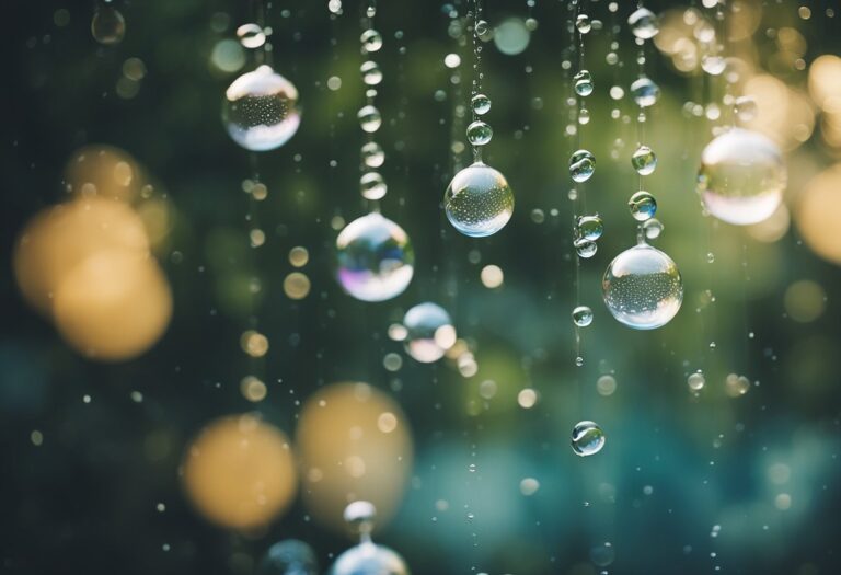 Dreaming About Showers: Meanings And Interpretations 12 MYDREAMGUIDES.COM Showers of water droplets on a rainy day.