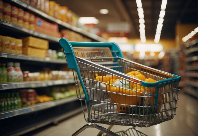 Dreaming About A Shopping Cart: Meanings and Interpretation 4 The shopping cart in the aisle of a grocery store.