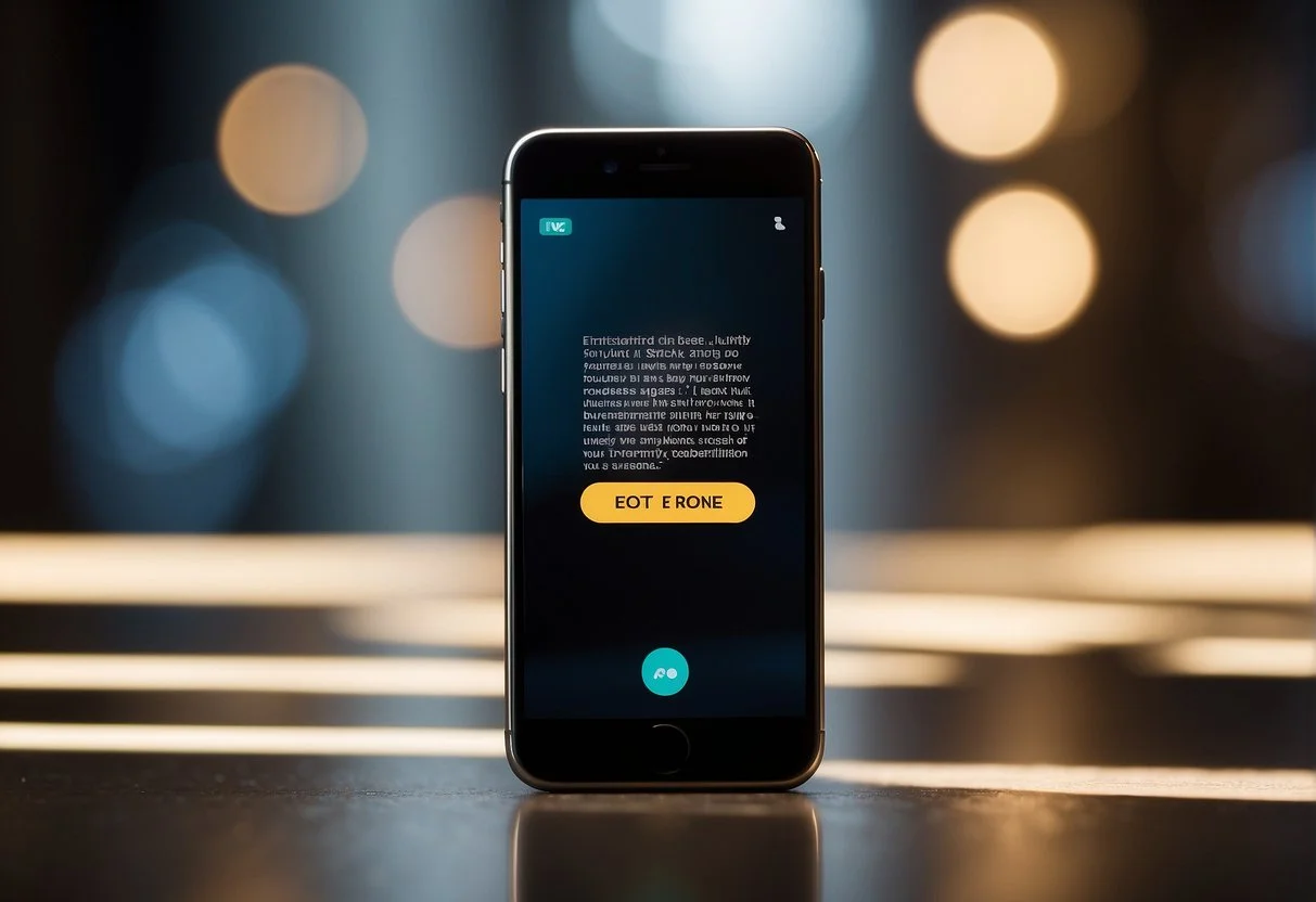 What Does It Mean to Dream About Receiving a Text? The Possible Interpretations... 3 A phone screen displays a received text message. A thought bubble above it shows a question mark, indicating confusion or curiosity about the meaning of the dream